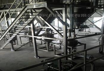 Automatic powder production line